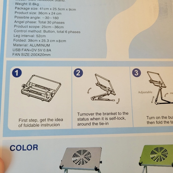 Notebook Read Cooling Table - Picture 6 of 8